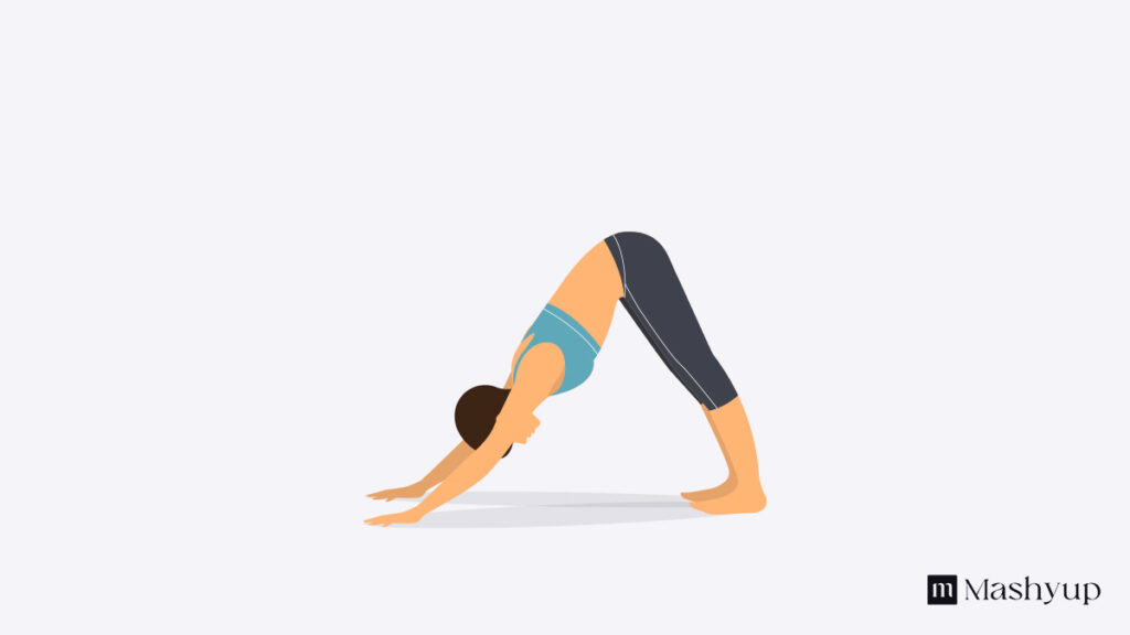 Adho-Mukho-Svanasana Yoga Setups