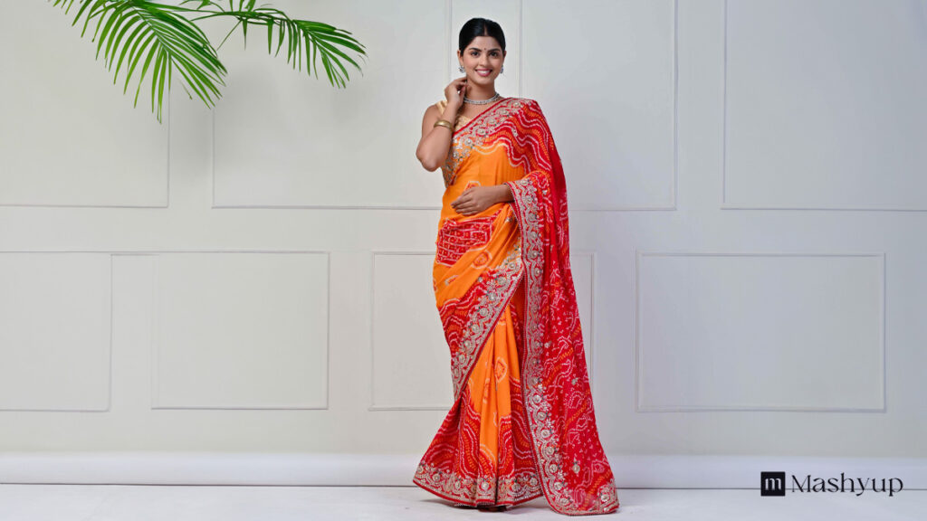 Bandhani Saree