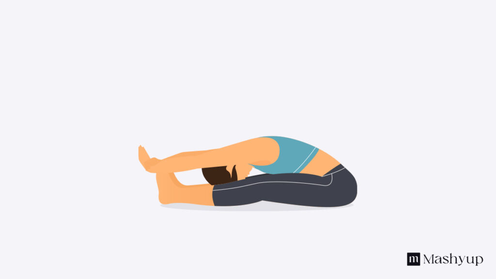 Paschimottanasana Yoga Steps 