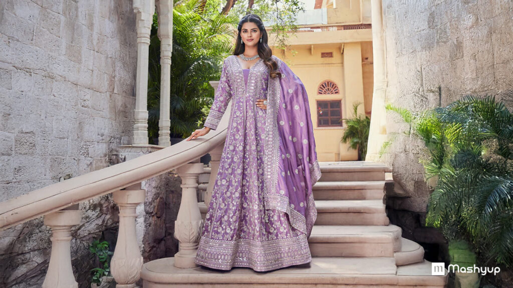 Anarkali Dress with a twist