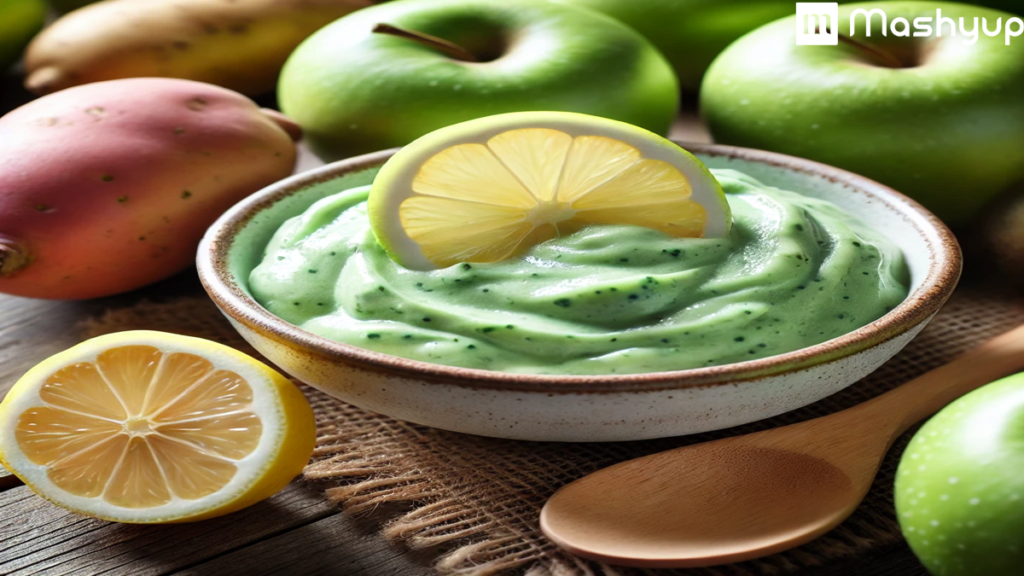 Face mask of Green Apple, lemon, and Potato