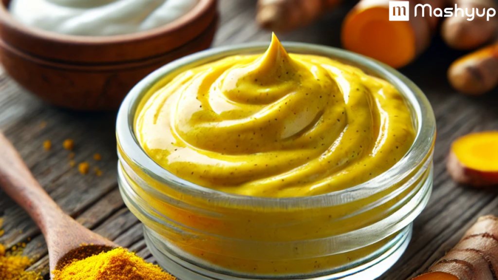 Turmeric and Curd Face Mask