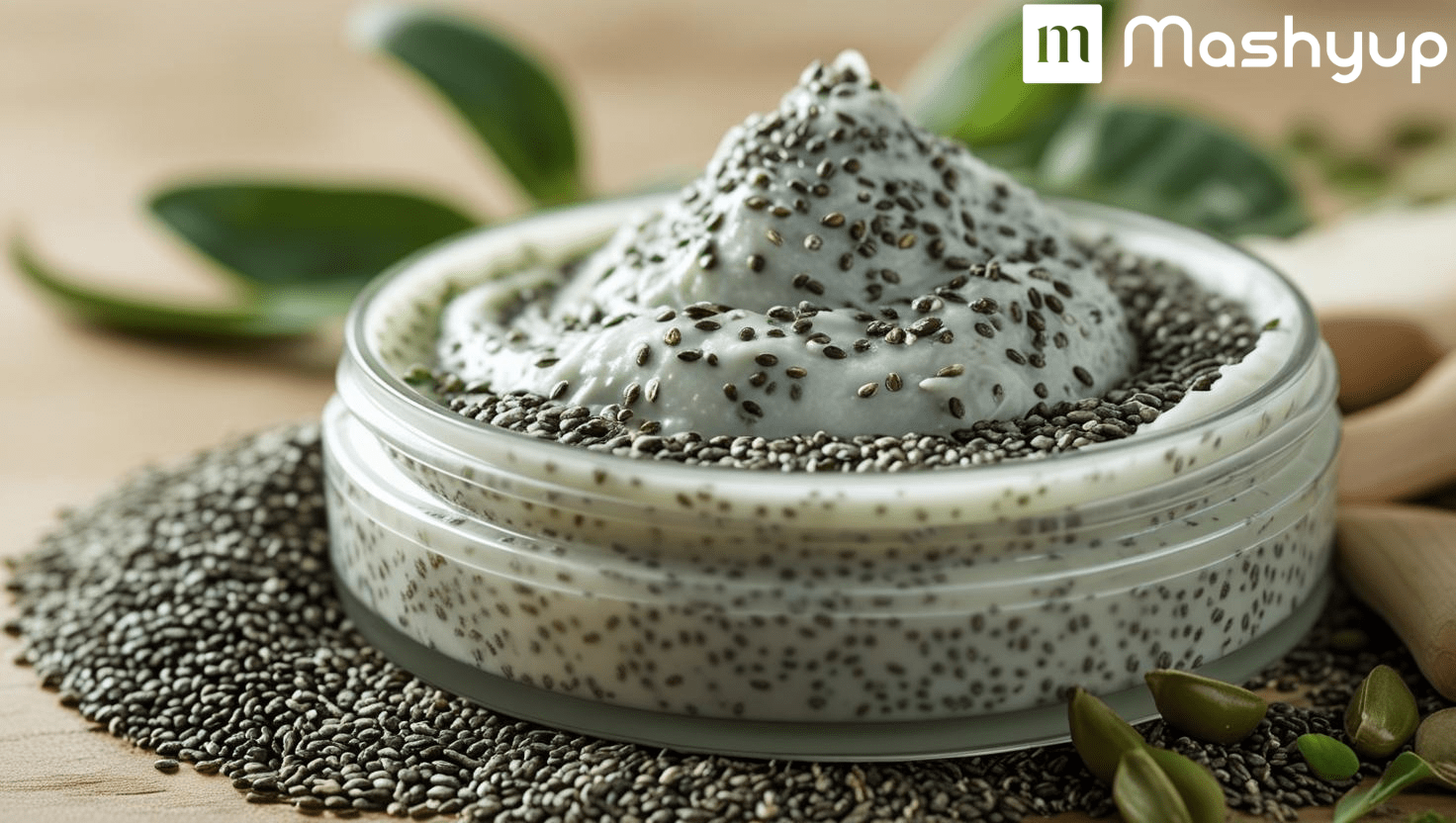 Chia Seed Face Mask for Glass Skin